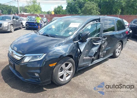 2020 Honda Odyssey Ex-L/Ex-L W/Navi Res from USA, damaged, VIN 5FNRL6H76LB044853